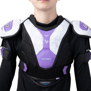 Bauer Junior Women's Vapor Fly-G Hockey Player Shoulder Pad black/white/purple