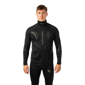 Bauer Senior Bodyguard Neck Protect Long Sleeve Shirt black