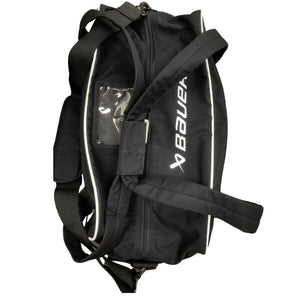 Bauer Senior Canvas Duffel Bag black white
