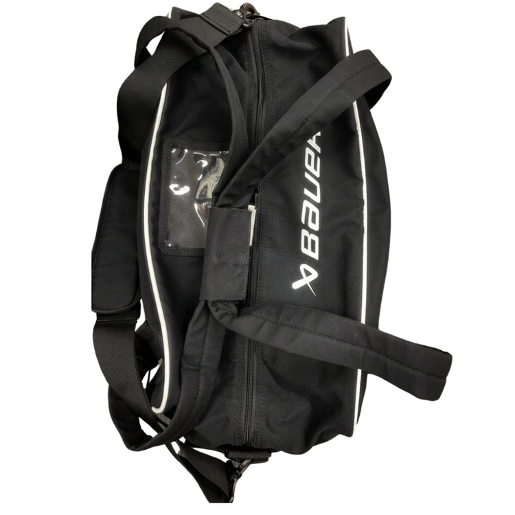 Bauer Senior Canvas Duffel Bag black white
