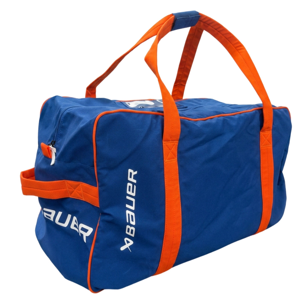 Bauer Senior Canvas Hockey Player Carry Bag blue orange