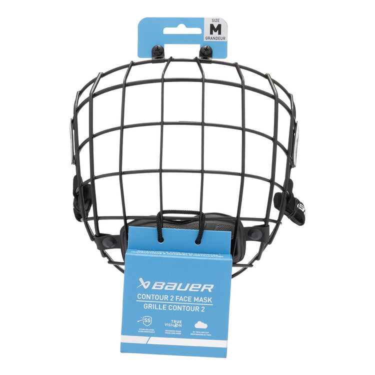 Bauer Senior Contour 2 Hockey Player Helmet Cage black