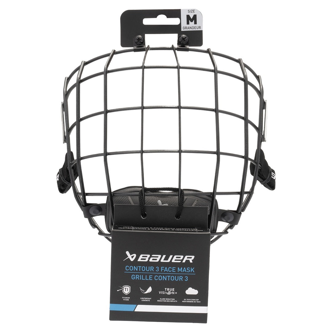 Bauer Senior Contour 3 Hockey Player Helmet Cage