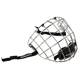 Bauer Senior Contour Chrome Hockey Player Helmet Cage chrome