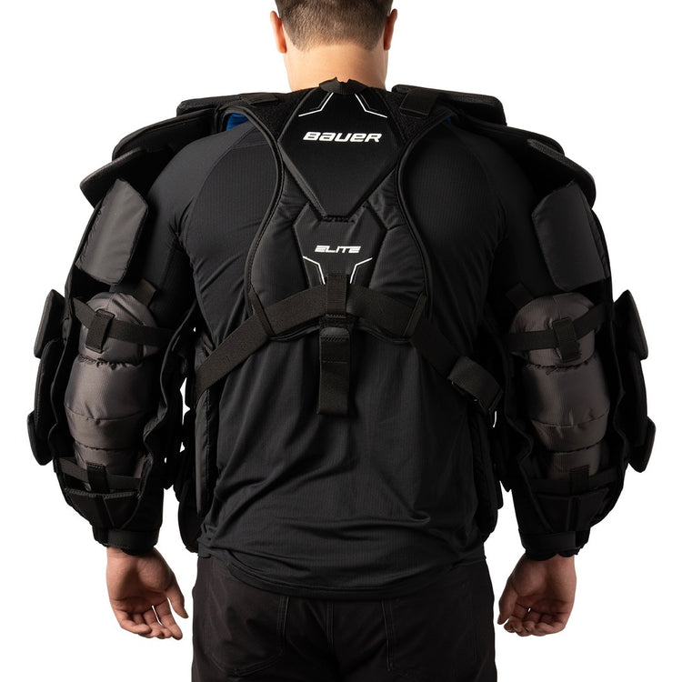 Bauer Senior Elite Hockey Goalie Chest and Arm Protector black