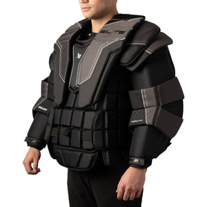 Bauer Senior Elite Hockey Goalie Chest and Arm Protector black
