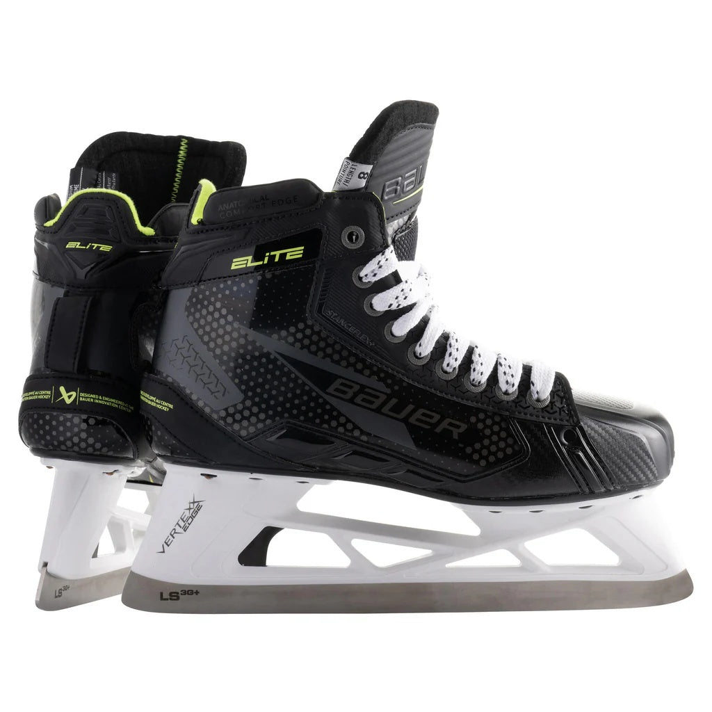 Bauer Senior Elite Hockey Goalie Skate black