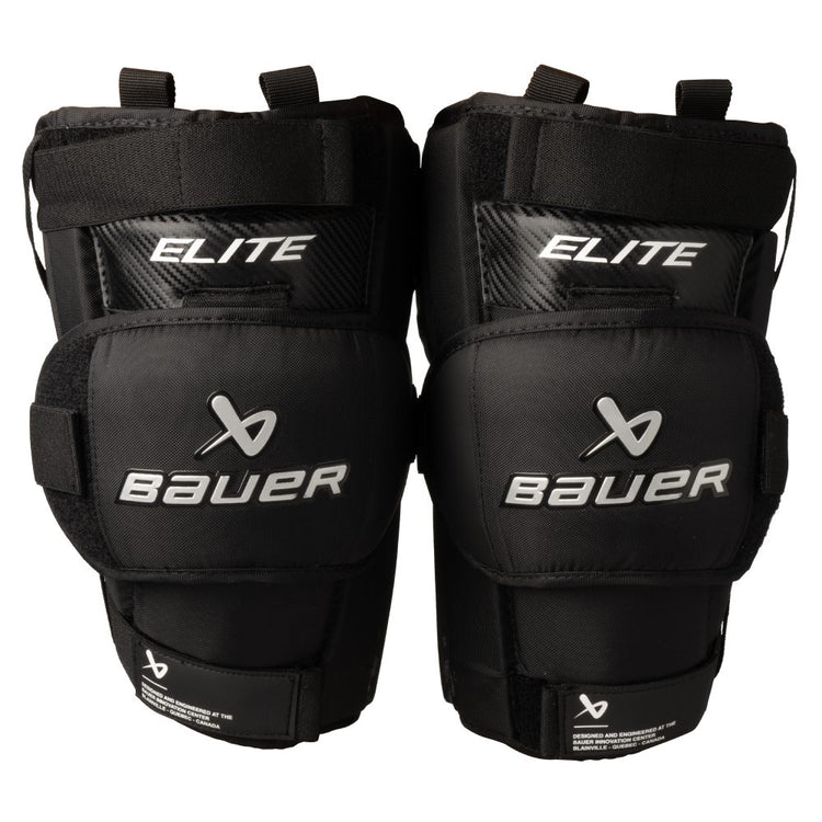 Bauer Senior Elite Hockey Goalie Knee Guard black