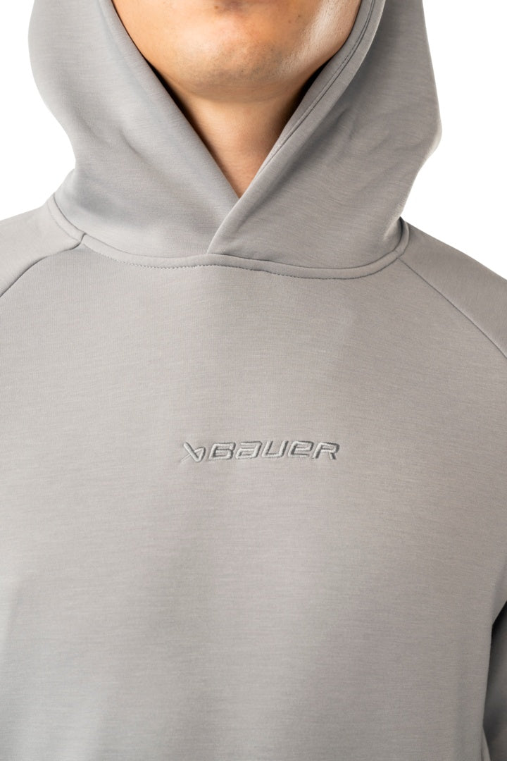 BAUER Senior FLC Pre-Game Hoodie stone grey