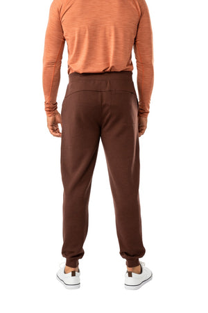 BAUER Senior FLC Pre-Game Knit Jogger Pants brown stone