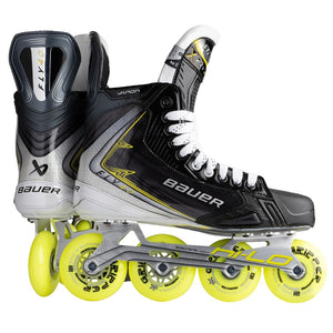 Bauer Senior FLY40 RH Inline Hockey Skate black/grey/yellow