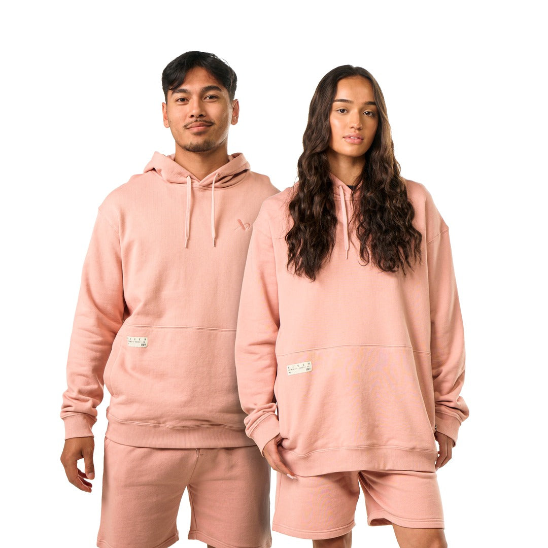 Bauer Senior French Terry Hoodie dusty rose pink