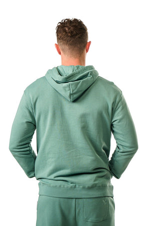Bauer Senior French Terry Hoodie washed teal green
