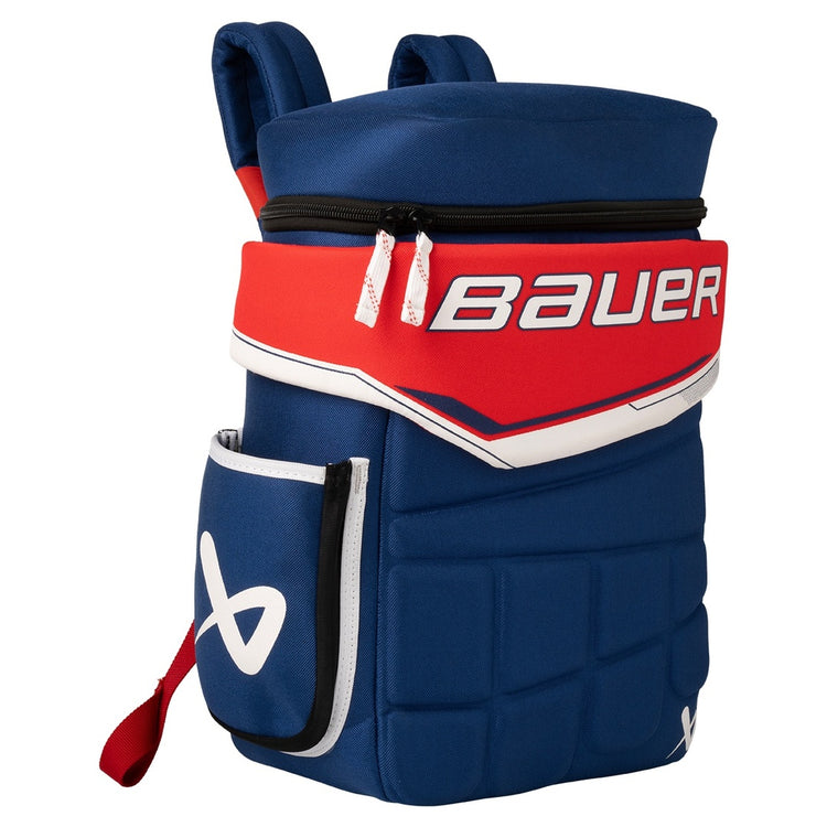 Bauer Senior Glove Backpack blue/red