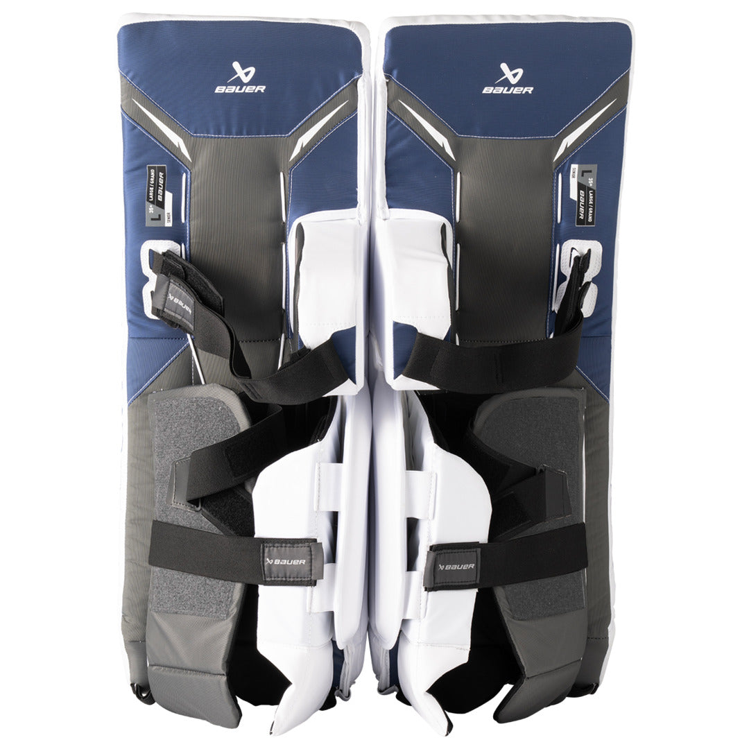 Bauer Senior GSX Hockey Goalie Pad white blue