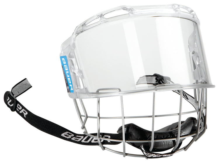 Bauer Senior Hybrid Shield Facemask clear