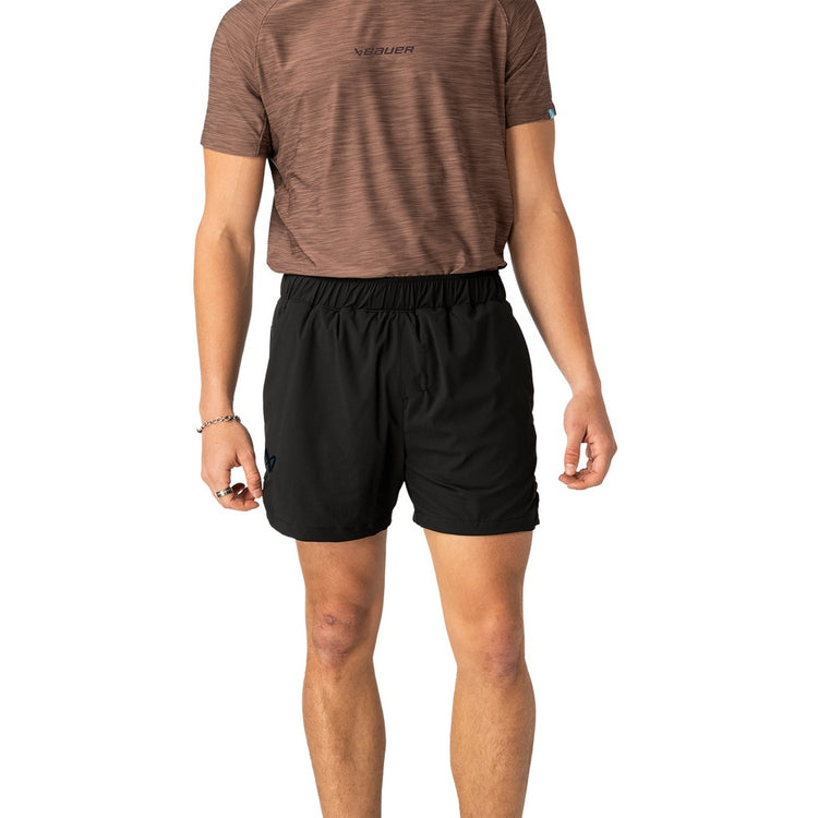 BAUER Senior Lined Training Shorts black
