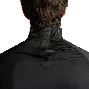 Bauer Senior Neck Protect Hockey Player Long Sleeve Shirt black