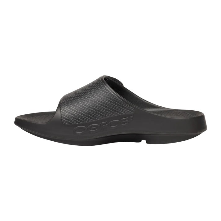 Bauer Senior OOFOS Sport Flex Slides Sandal 2025 black