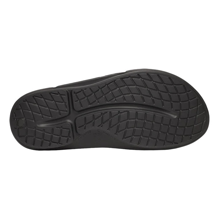 Bauer Senior OOFOS Sport Flex Slides Sandal 2025 black
