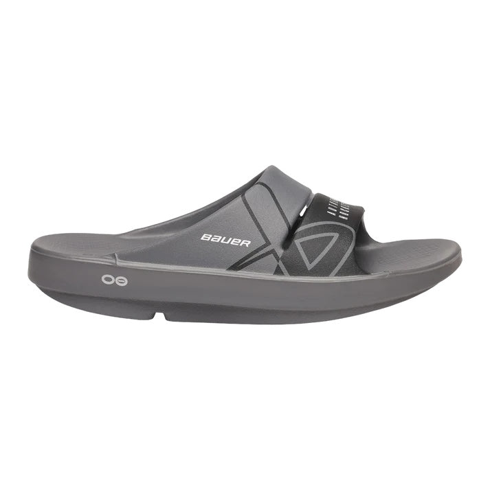 Bauer Senior OOFOS Sport Slides Sandal S25 grey