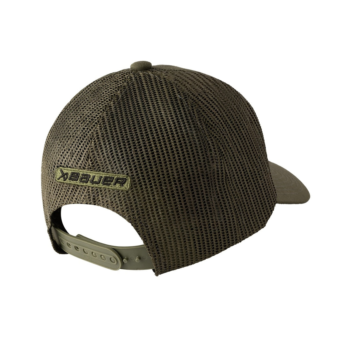 BAUER Senior Patch Trucker Hat olive