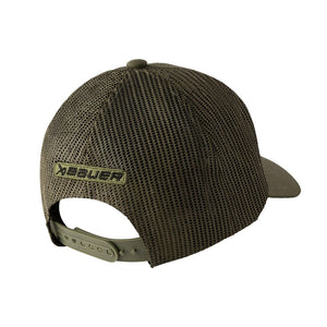 BAUER Senior Patch Trucker Hat olive