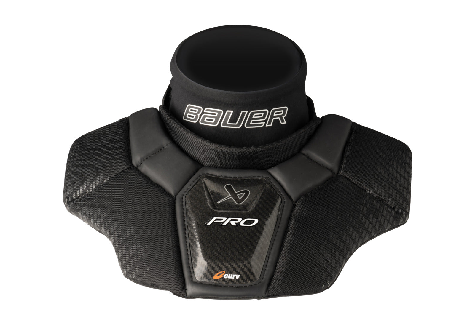 Bauer Senior Pro Certified Hockey Goalie Neck Guard black