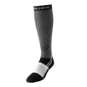 Bauer Senior Pro Cut Resistant Hockey Skate Sock (S25) grey/black