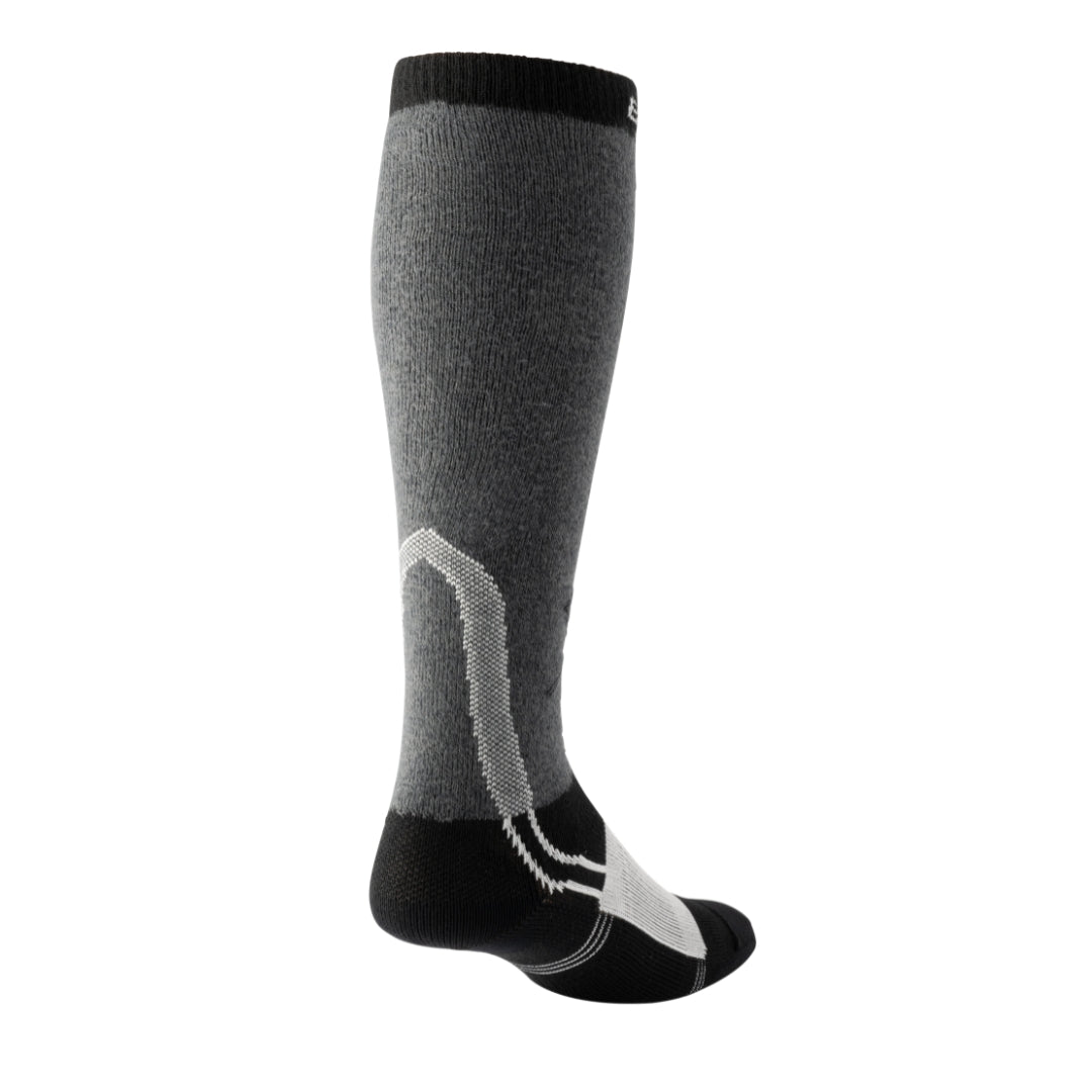 Bauer Senior Pro Cut Resistant Hockey Skate Sock (S25) grey/black