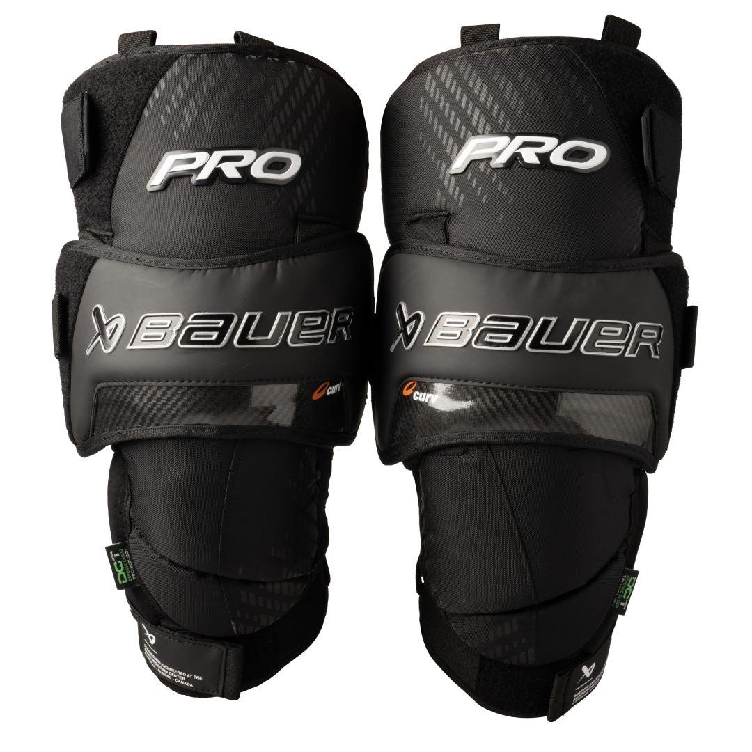 Bauer Senior Pro Hockey Goalie knee Guard black