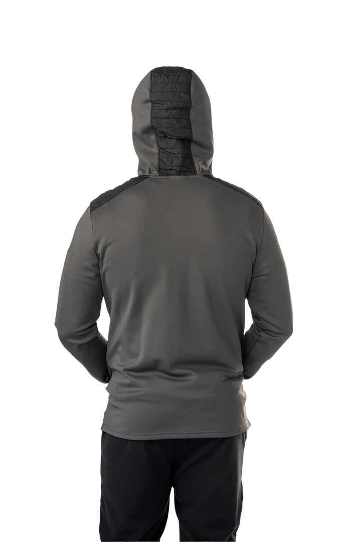 BAUER Senior Puffer 1/2 Zip Hoodie Black