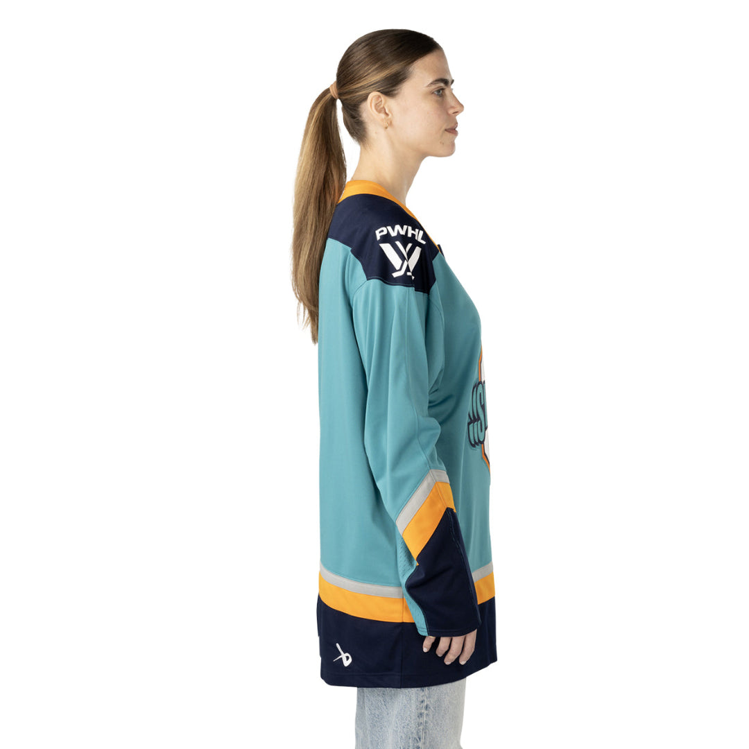 BAUER Senior PWHL New York Sirens Home Jersey teal 