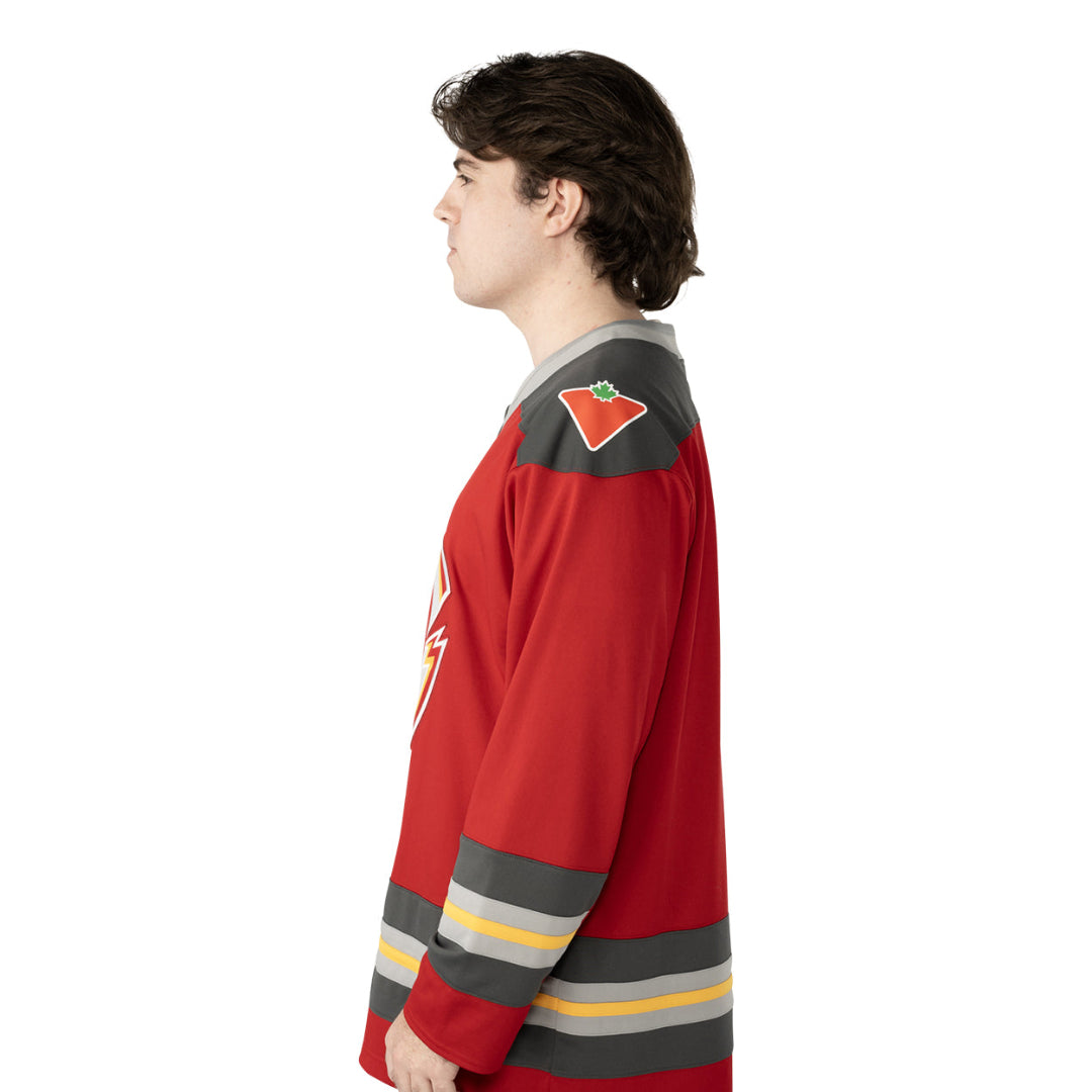 BAUER Senior PWHL Ottawa Charge Home Jersey red