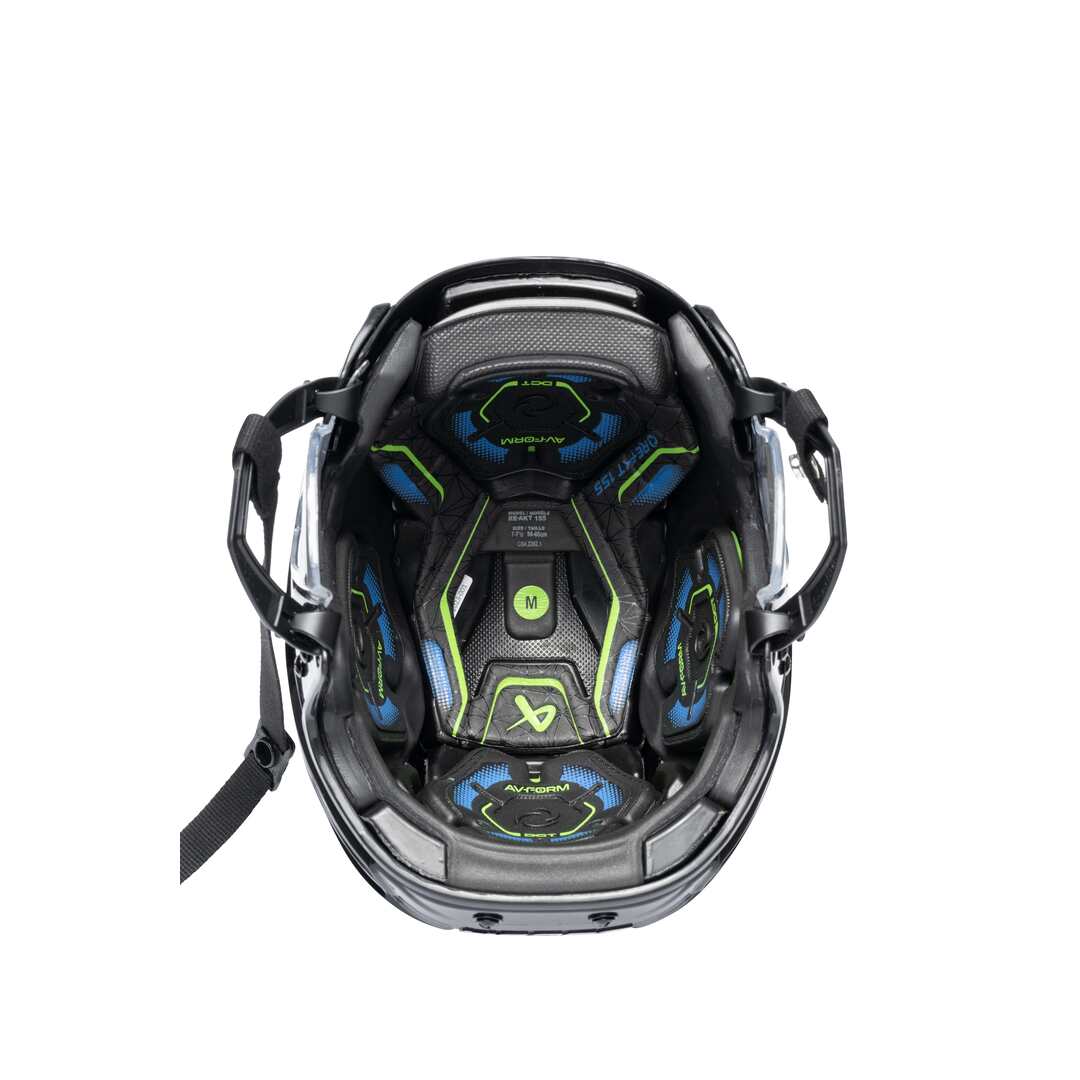 Bauer Senior Re-Akt 155 Hockey Player Helmet Black