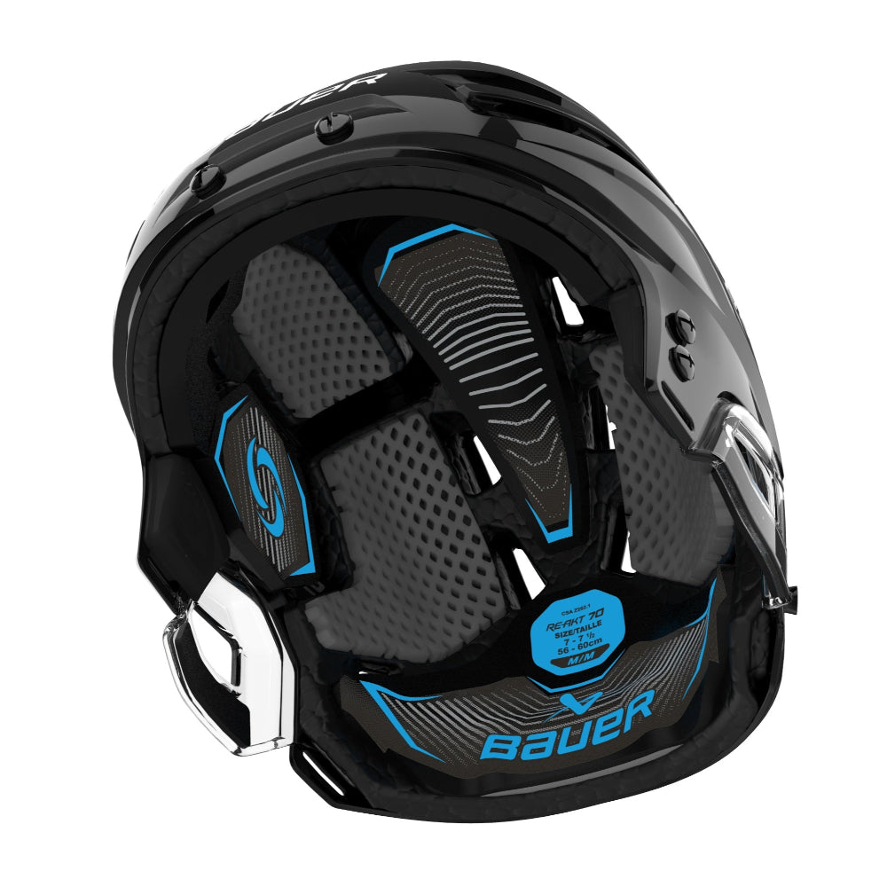 Bauer Senior Re-Akt 70 Hockey Player Helmet Liner
