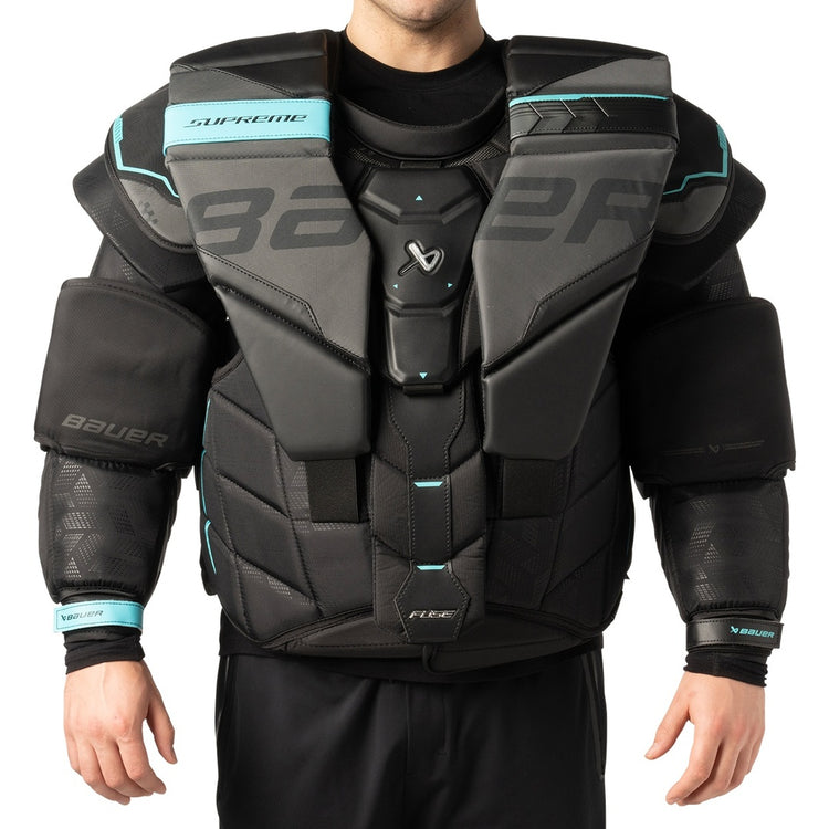 Bauer Senior Supreme Fuse Hockey Goalie Chest and Arm Protector black