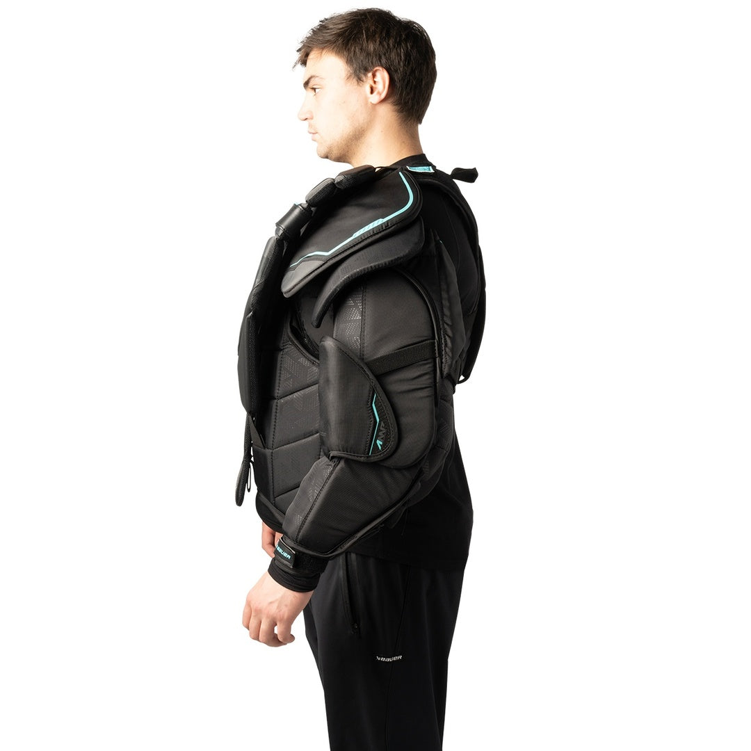 Bauer Senior Supreme Fuse Hockey Goalie Chest and Arm Protector black