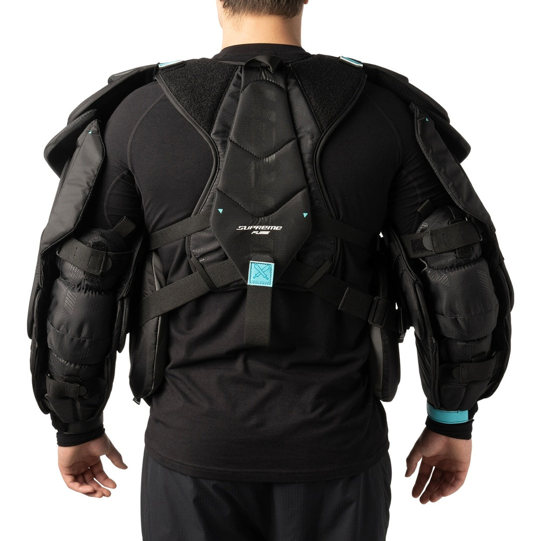 Bauer Senior Supreme Fuse Hockey Goalie Chest and Arm Protector black
