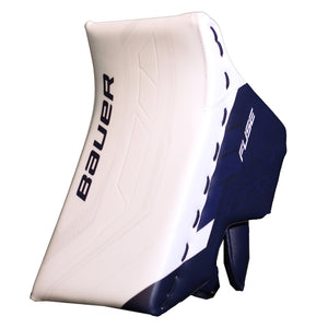 Bauer Senior Supreme Fuse USC Spec Hockey Goalie Blocker White/Navy