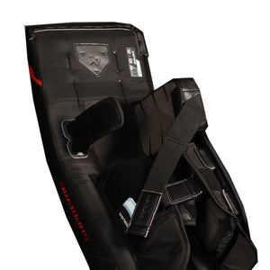 Bauer Senior Supreme Fuse USC Spec Hockey Goalie Pad Black/Red Back