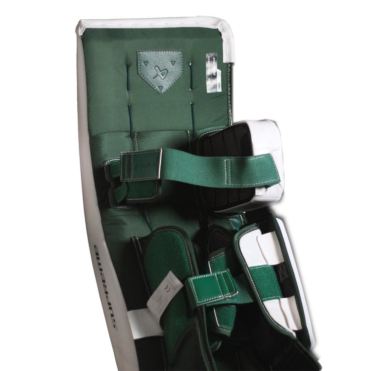 Bauer Senior Supreme Fuse USC Spec Hockey Goalie Pad White/Green Back