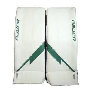 Bauer Senior Supreme Fuse USC Spec Hockey Goalie Pad White/Green