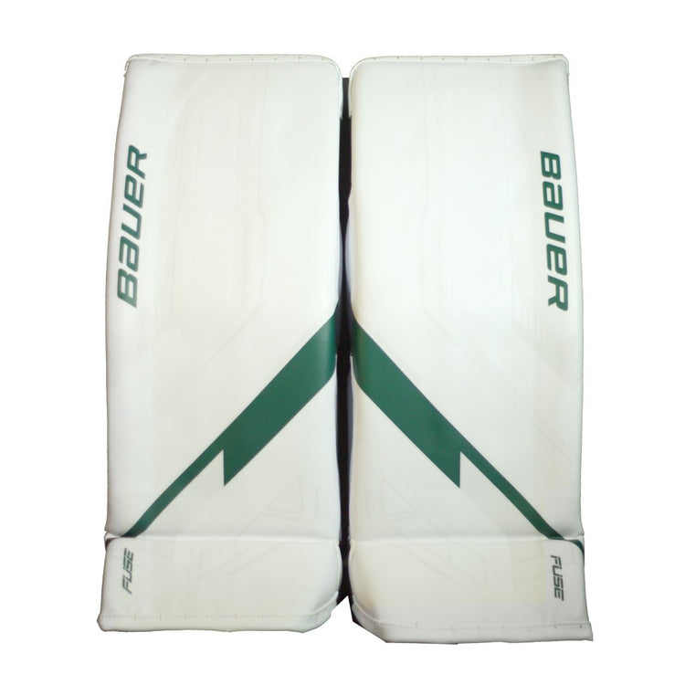 Bauer Senior Supreme Fuse USC Spec Hockey Goalie Pad White/Green