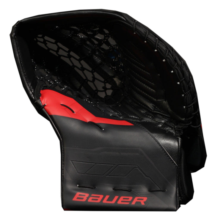 Bauer Senior Supreme Fuse USC Spec Hockey Goalie Trapper Black/Red
