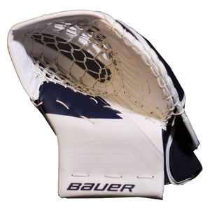 Bauer Senior Supreme Fuse USC Spec Hockey Goalie Trapper White/Navy