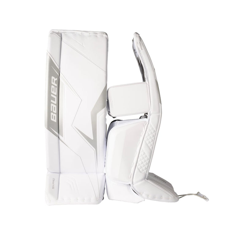 Bauer Senior SV-Pro Hockey Goalie Pad white