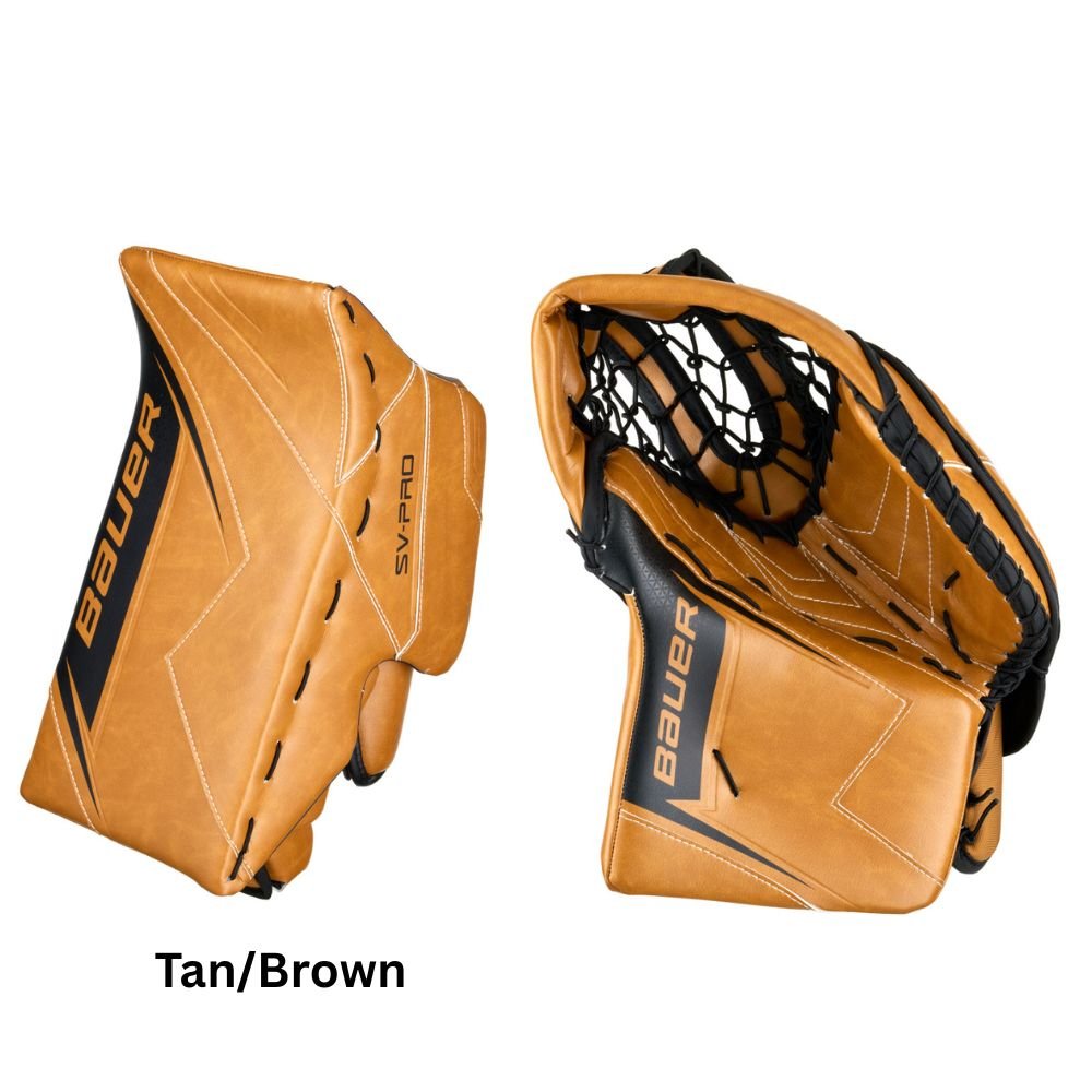 Bauer Senior SV-Pro Hockey Goalie Trapper + Blocker
