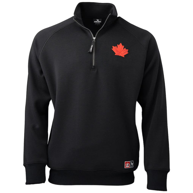 Bauer Senior Team Canada Olympic 2026 Performance 1/4 Zip Long Sleeve Shirt
