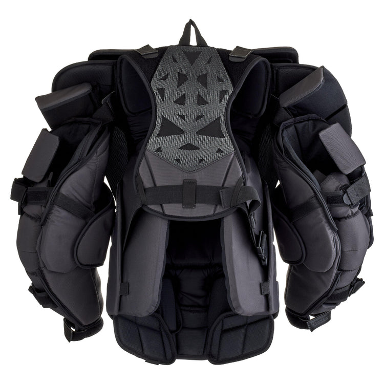 Bauer Senior Vapor Flylite (SMU) Hockey Goalie Chest and Arm Protector black yellow white